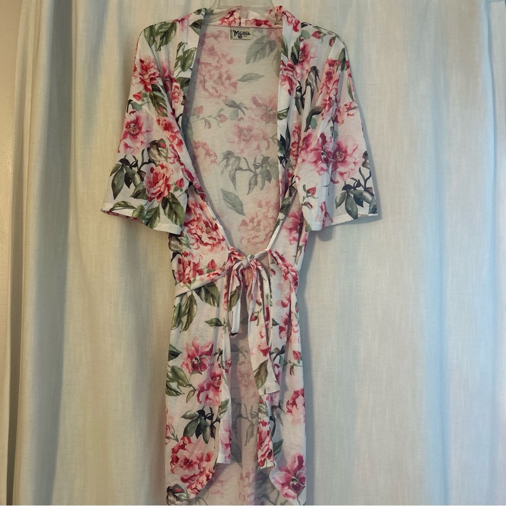 Show Me Your MuMu Pink Floral Robe